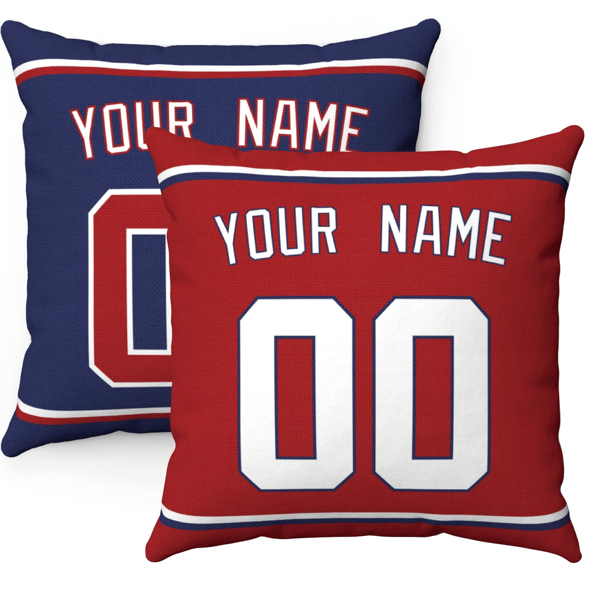 ANTKING New York Y Throw Pillow Personalized Any Name and Number Custom Gift for Men Women Boys