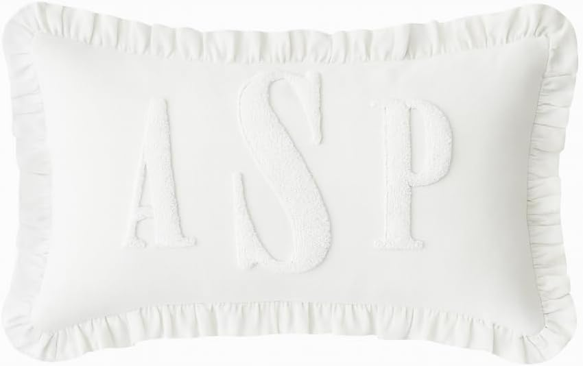 mia'spillow lab Monogrammed Custom Name Punch Needle Pillow, Personalized Pillow, Newborn Gift, New Mom Gift, Baby Gift Idea, Personalized Gift Idea