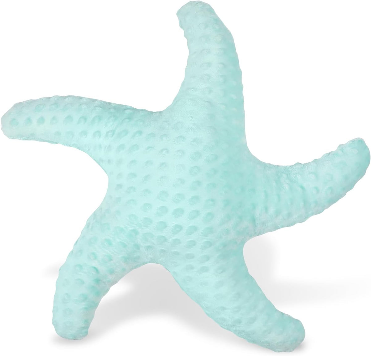 Marble Empire Starfish Pillow for Couch and Bed, Coastal Decor Throw Pillow, Ocean Beach Theme Accent Pillow for Living Room（Aqua）