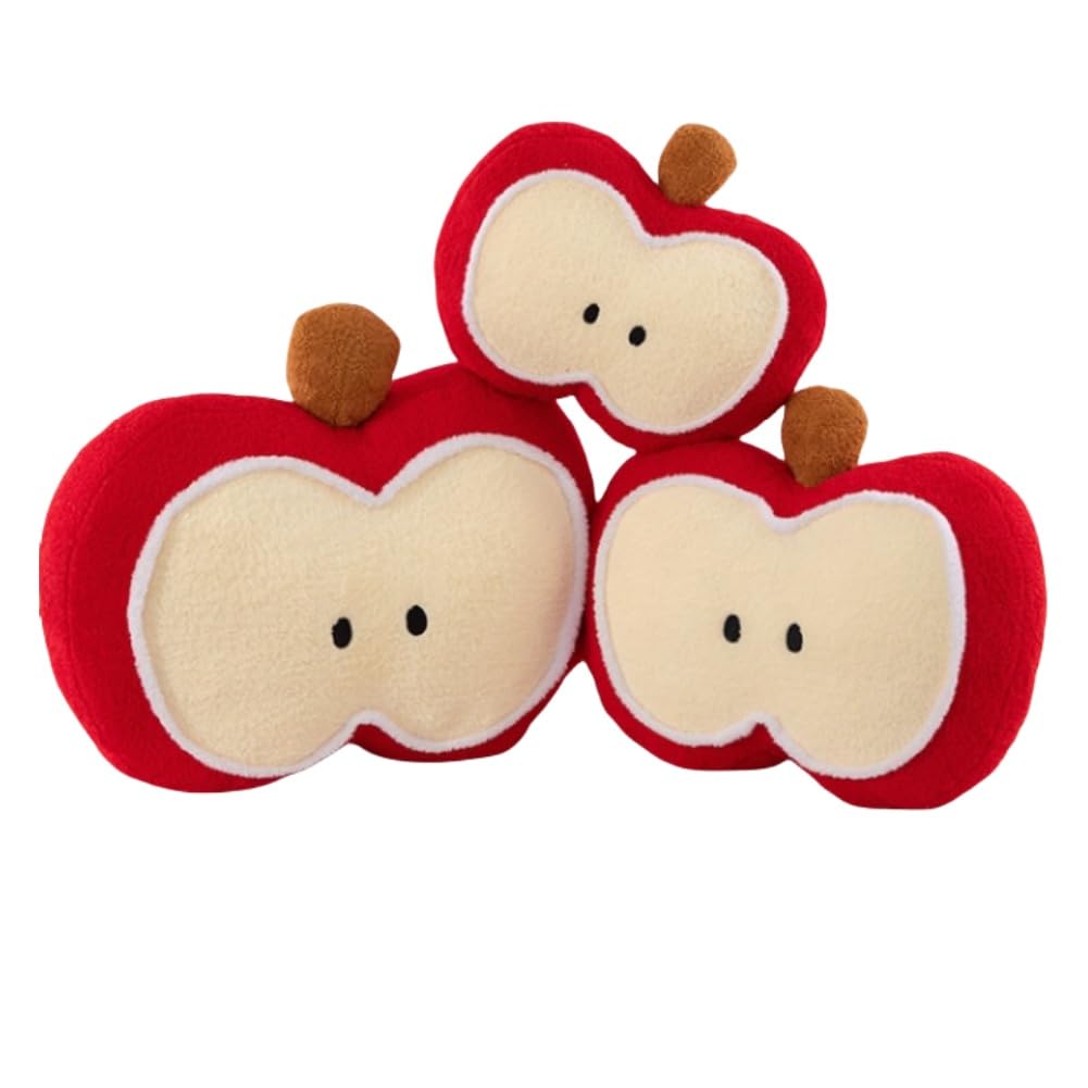 Apple Throw Pillow,Soft Plush Fruit Cushion