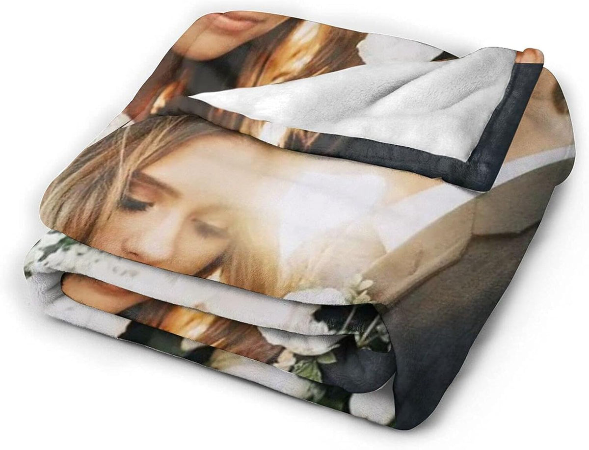 QETXVI Custom Blanket with Photos, USA Made 40"x 50"