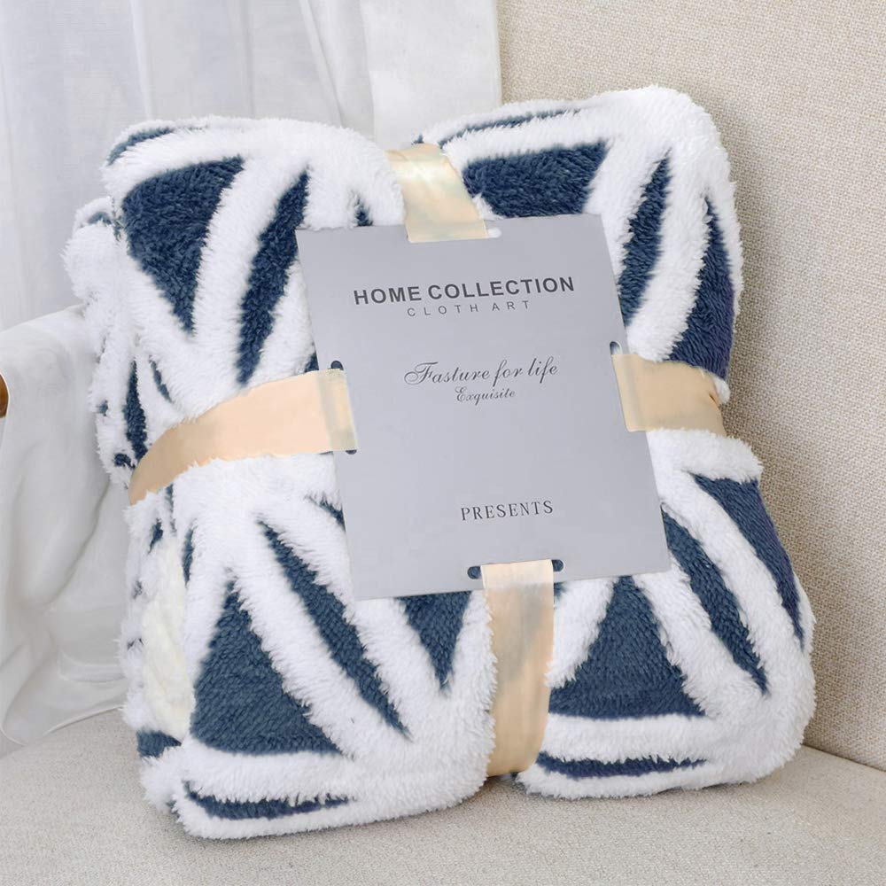 LOMAO Sherpa Fleece Blanket Gifts for Mom Dad Cozy Soft Throw Blanket for Women Men Birthday Gifts Dual Sided Couch Sofa Bed Blanket (Grey,51x63)