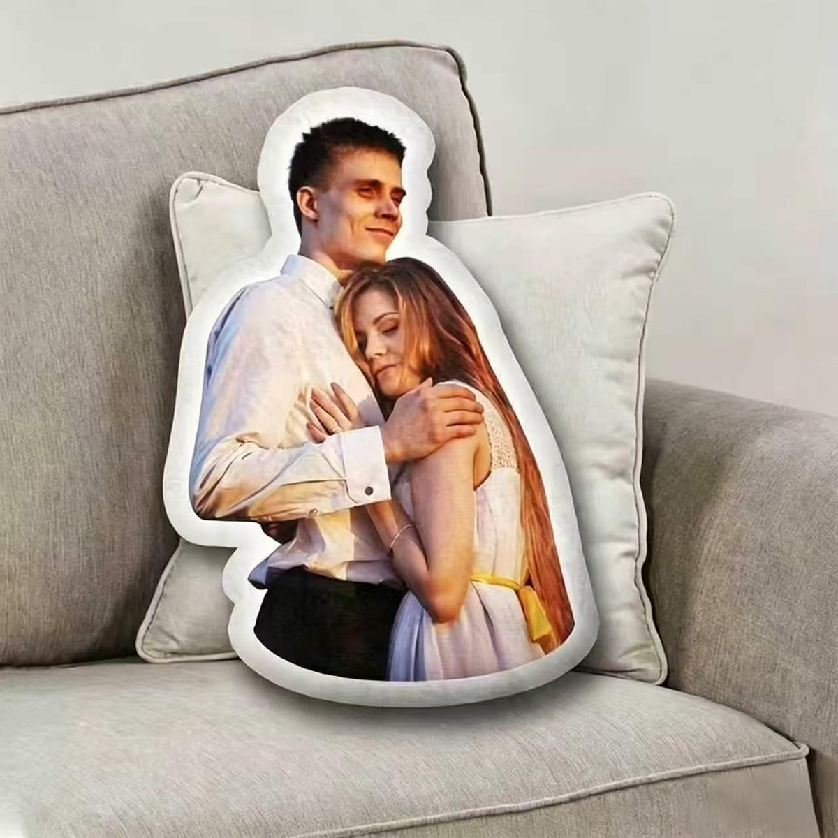 Custom Photo Pillow - HD Personalized Pillow - Thoughtful for Mom, Friends, Lovers on Easter, Mother’s Day, Valentine’s Day