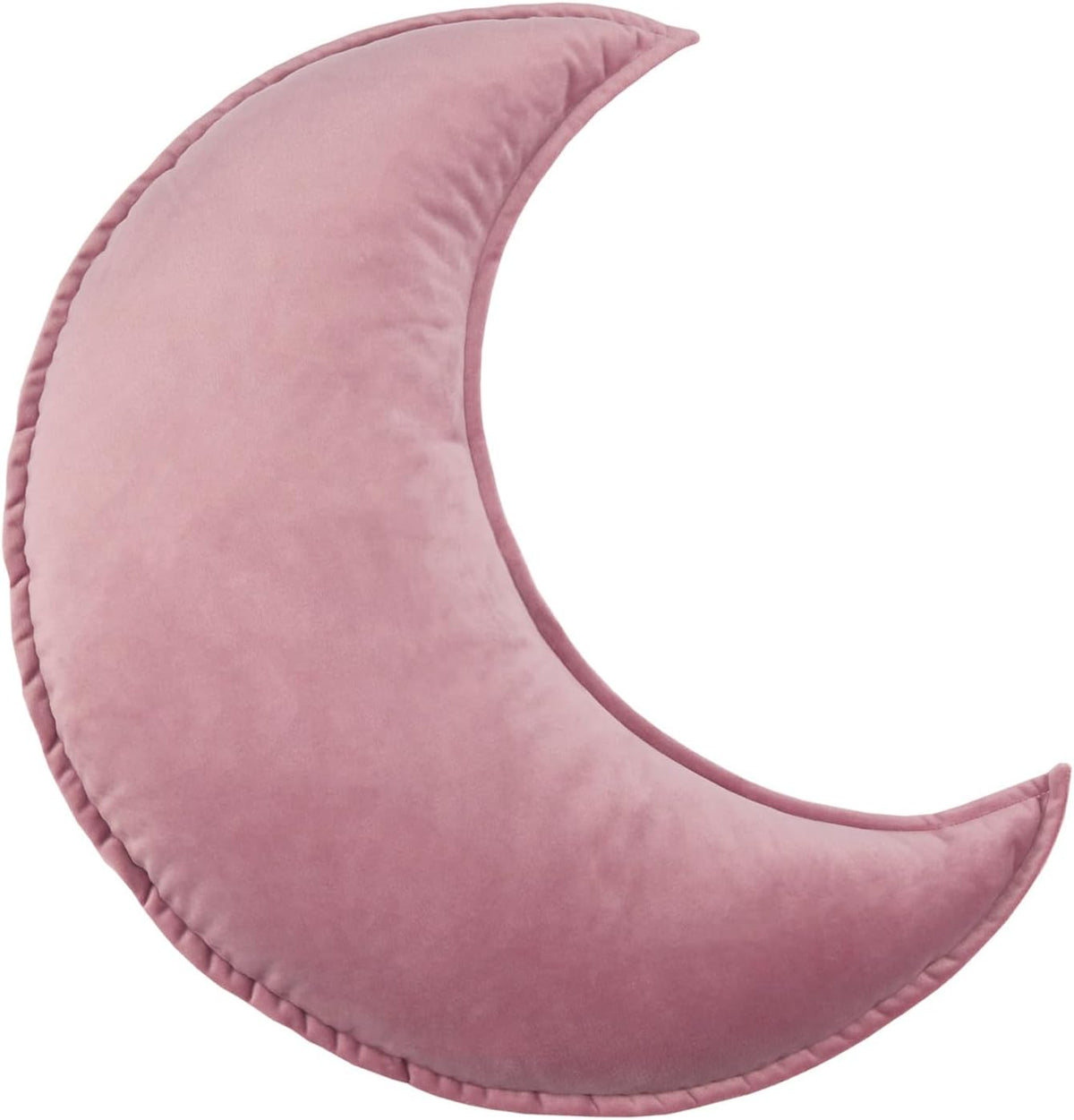Moon Shaped Throw Pillow Star Couch Cushion Decorative Pillows Fluffy Velvet Stars Home Decor Plush for Bedroom (Moon, Dark Green)