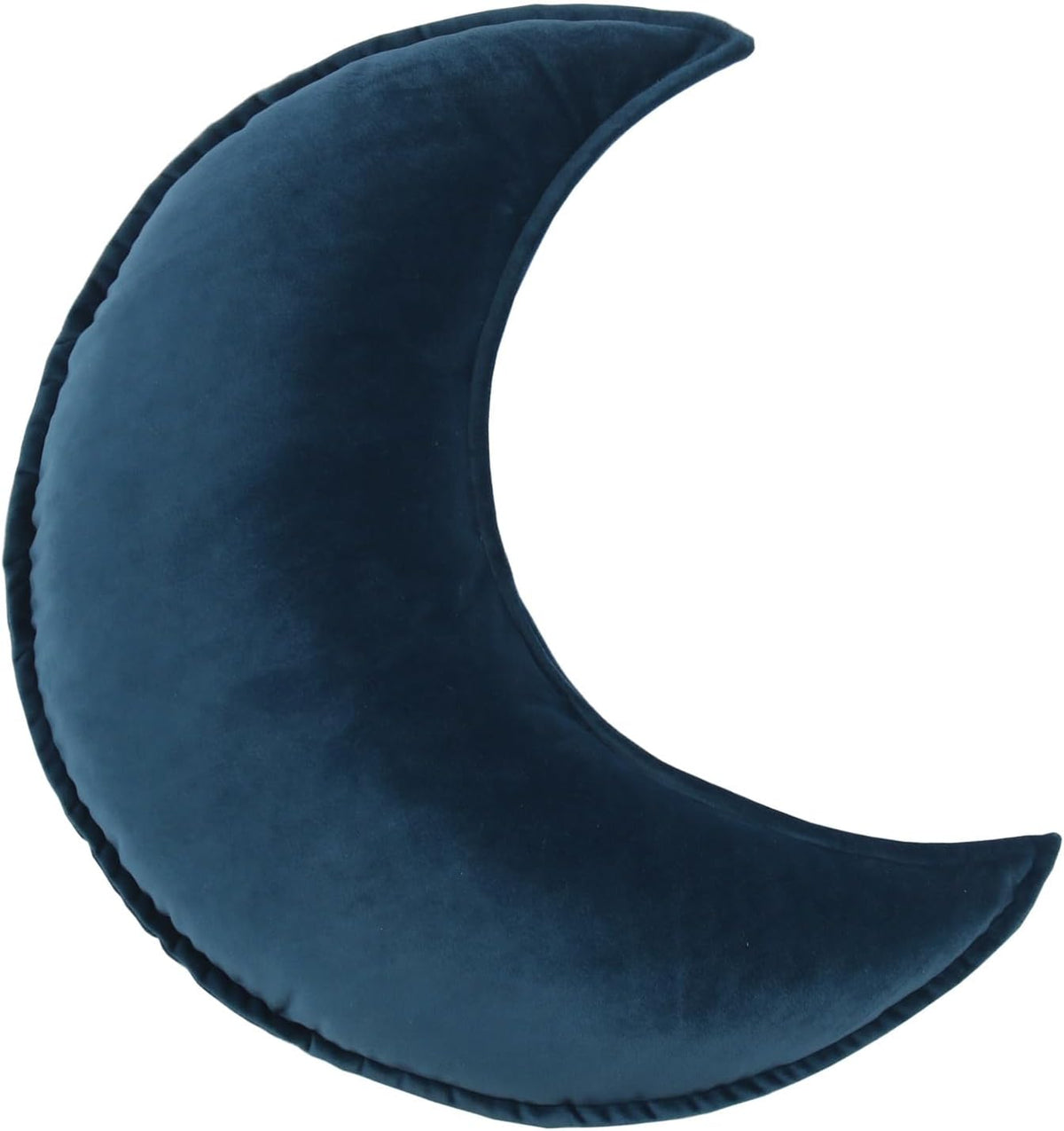 Moon Shaped Throw Pillow Star Couch Cushion Decorative Pillows Fluffy Velvet Stars Home Decor Plush for Bedroom (Moon, Dark Green)