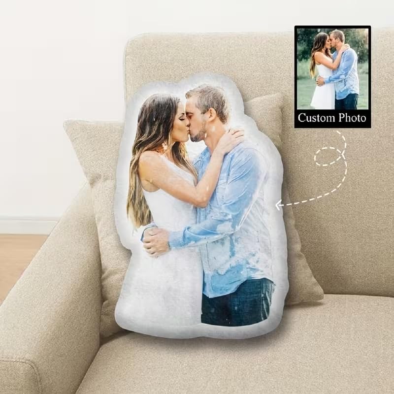 Custom Photo Pillow - HD Personalized Pillow - Thoughtful for Mom, Friends, Lovers on Easter, Mother’s Day, Valentine’s Day