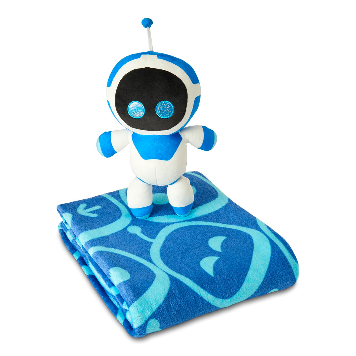 Northwest Astrobot Hugger Pillow & Silk Touch Throw Blanket Set, PlayStation Stuffed Pillow, 50x60 inch Blanket and 11 inch Plushie