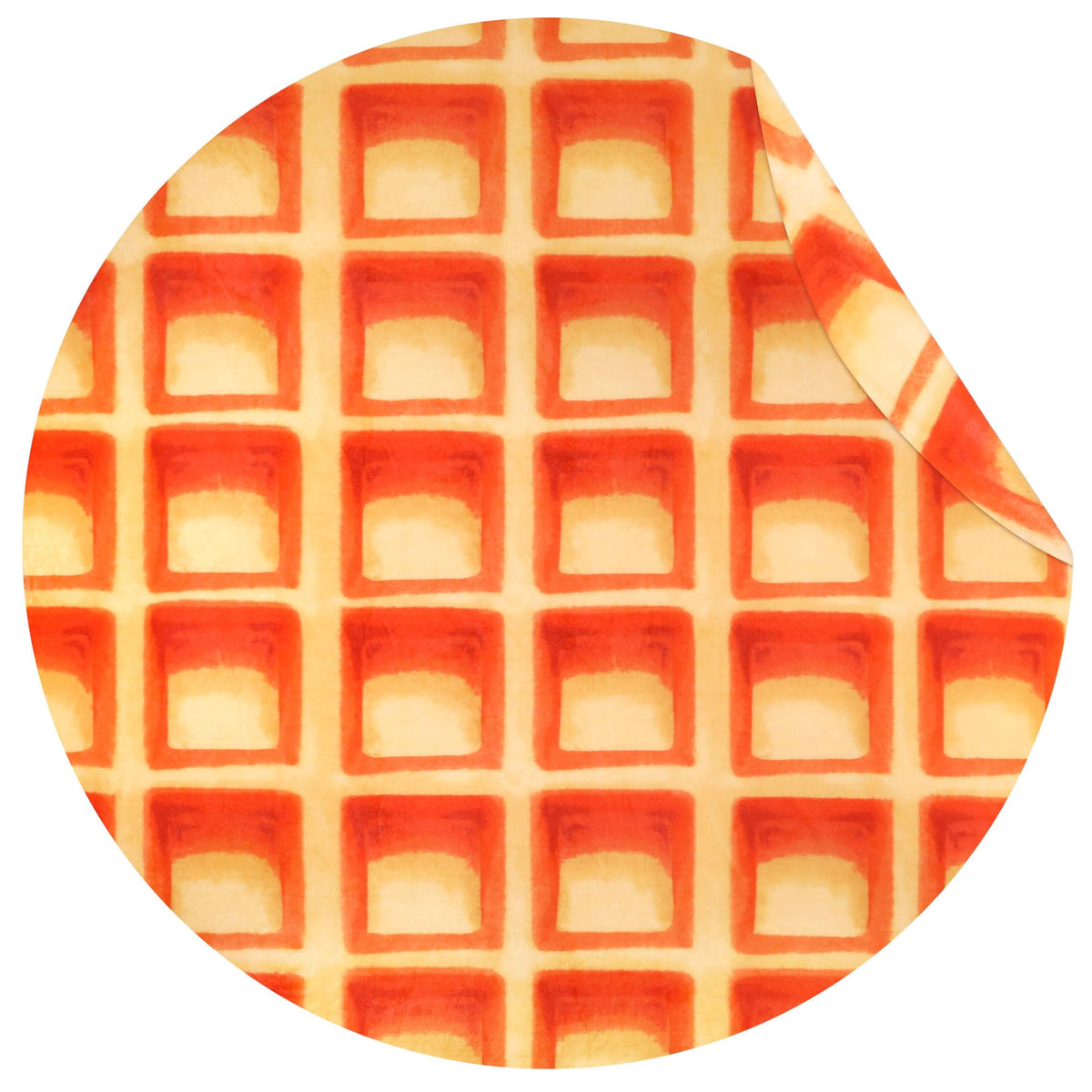 SeaRoomy Burrito Tortilla Blanket, Funny Food Throw Blanket, Round 47inches