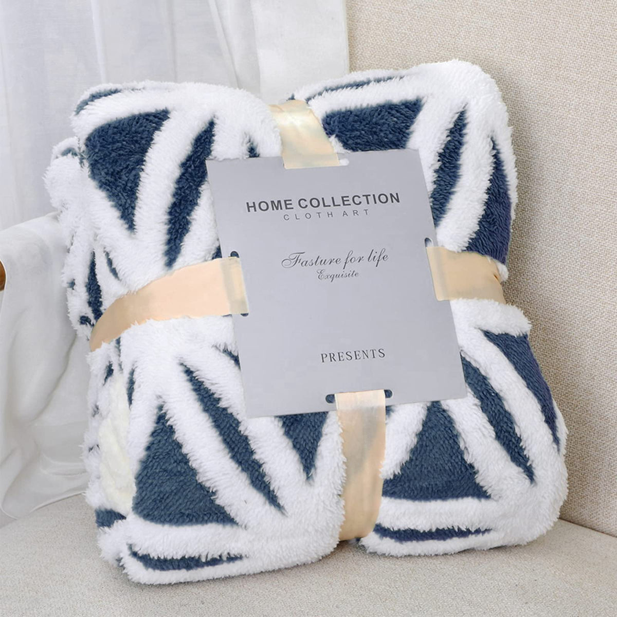 LOMAO Sherpa Fleece Blanket Gifts for Mom Dad Cozy Soft Throw Blanket for Women Men Birthday Gifts Dual Sided Couch Sofa Bed Blanket (Grey,51x63)