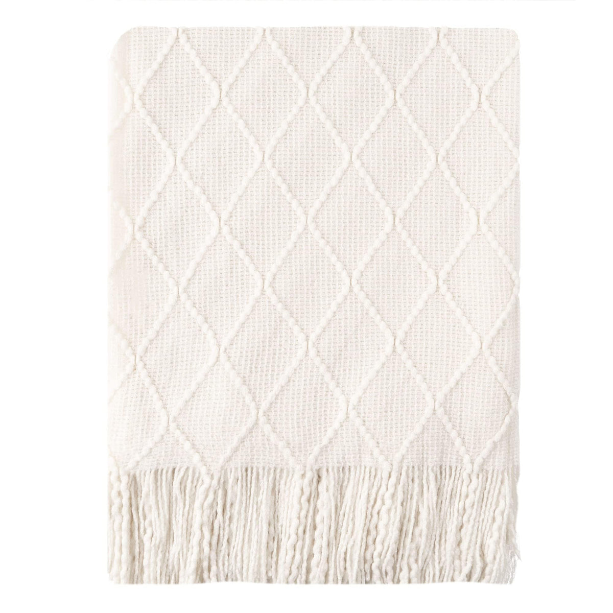 BATTILO HOME Rust Throw Blanket for Couch, 50"x60"