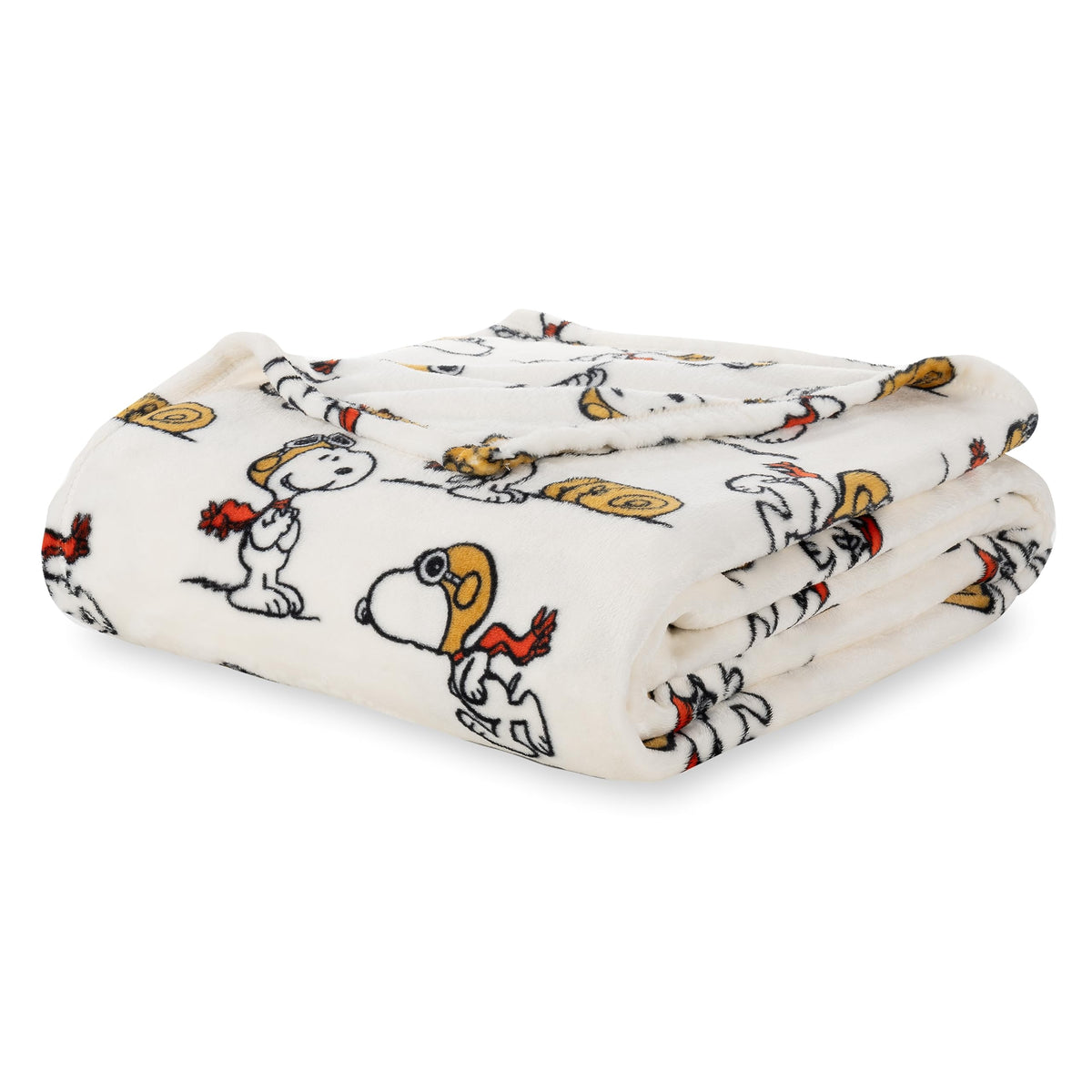 Berkshire Blanket Peanuts® VelvetLoft® Cute Character Snoopy Plush Throw Blanket,Peanuts Poses and Paws Grey,Throw 55 in x 70 in (Official Peanuts® Product)