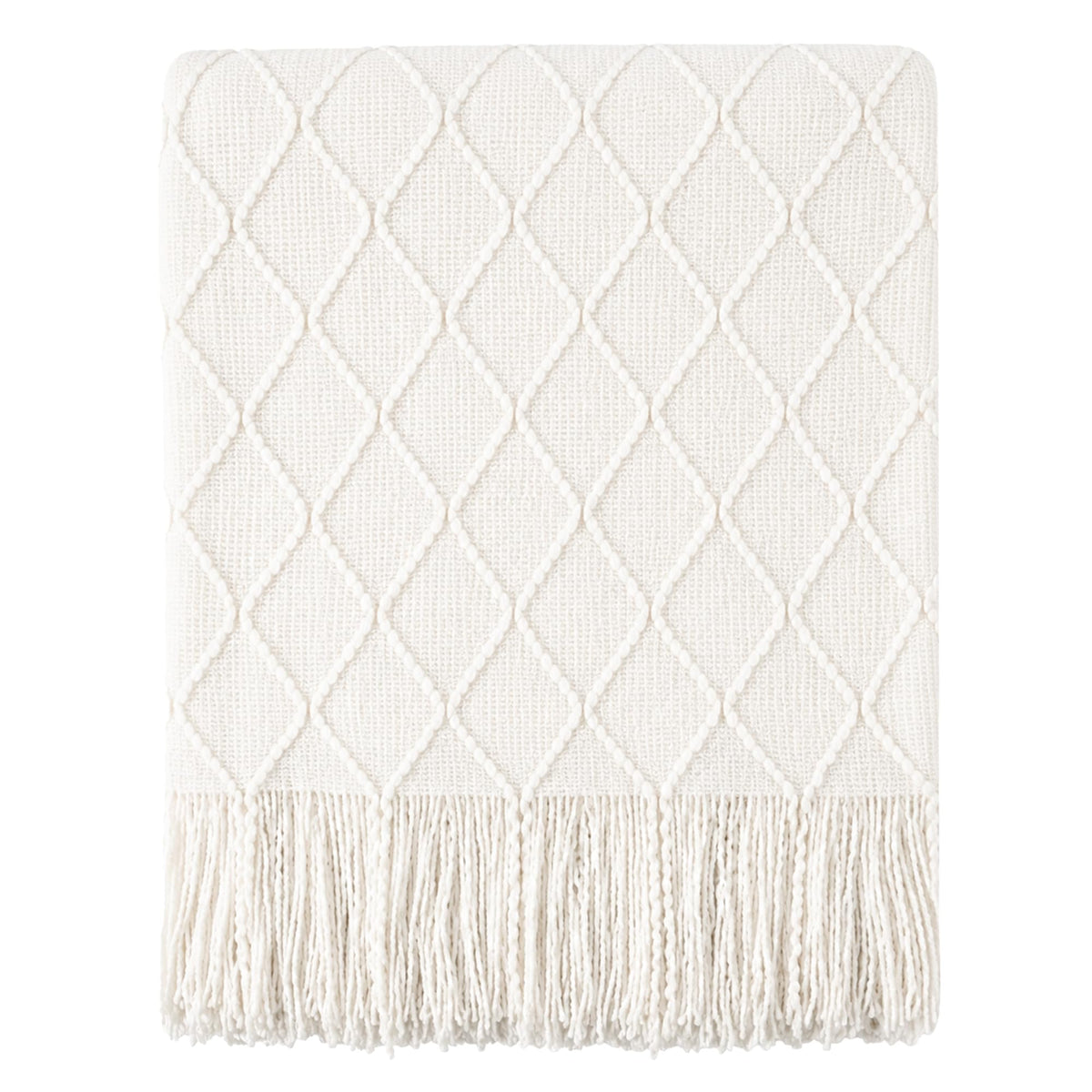 BATTILO HOME Rust Throw Blanket for Couch, 50"x60"