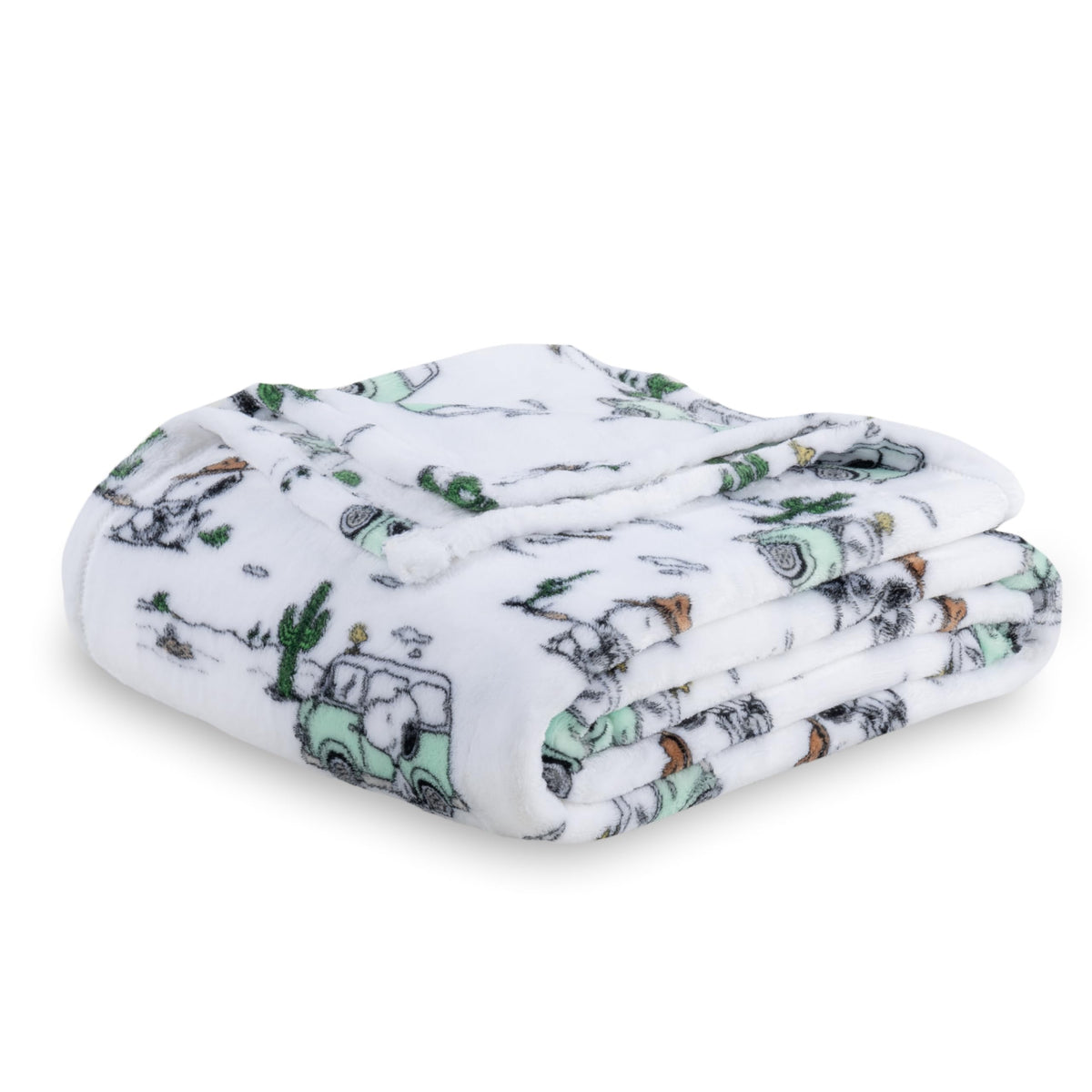 Berkshire Blanket Peanuts® VelvetLoft® Cute Character Snoopy Plush Throw Blanket,Peanuts Poses and Paws Grey,Throw 55 in x 70 in (Official Peanuts® Product)