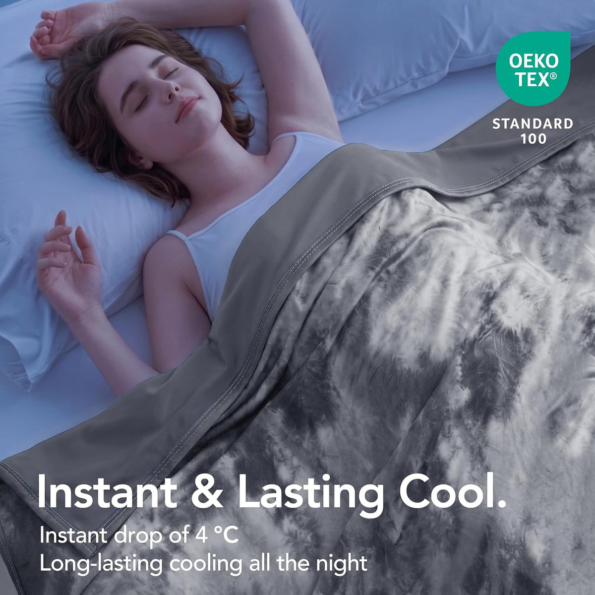 Topcee Cooling Blanket Throw 50"x70" for Hot Sleepers