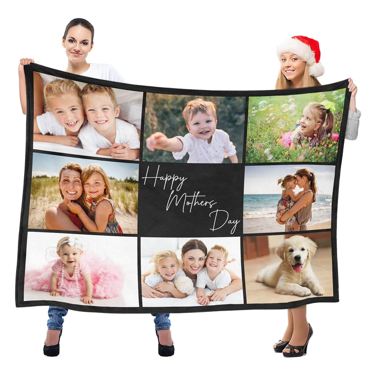 inkArts Custom Blanket with Photo, Personalized Blanket, Customized Photo Blankets, Customizable Picture Blankets, Anniversary Photo Gifts for Women Men Her Him Girlfriend Boyfriend Wife Husband