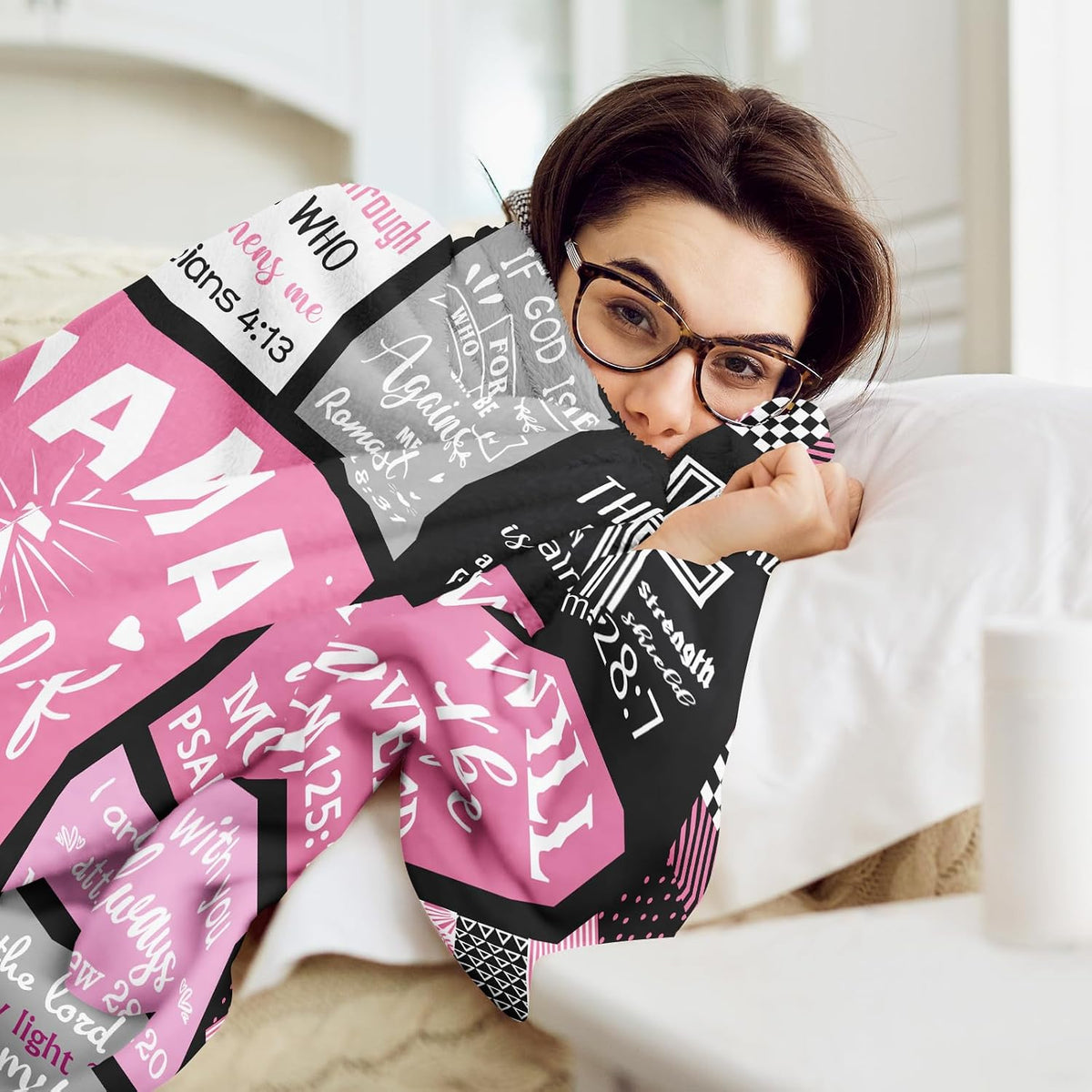 CUJUYO Christian Gifts for Women, Christian Birthday Gifts Blanket 60"x50"