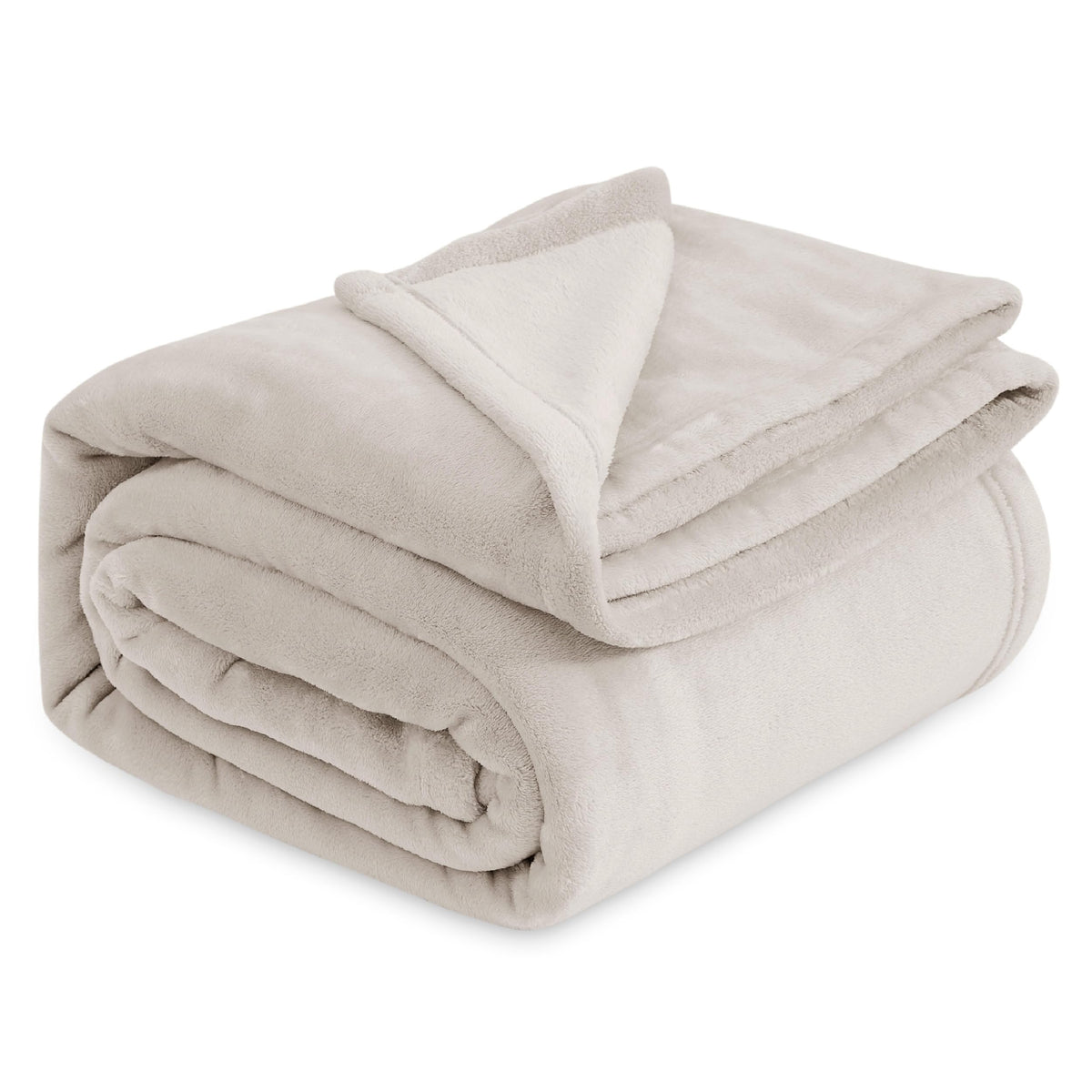 Bedsure Soft Fleece Throw Bed Blanket for Couch Grey - Lightweight Fuzzy Cozy Halloween Decorations Blankets and Throws for Sofa, Couch, Travel, Camping, 50x60 inches