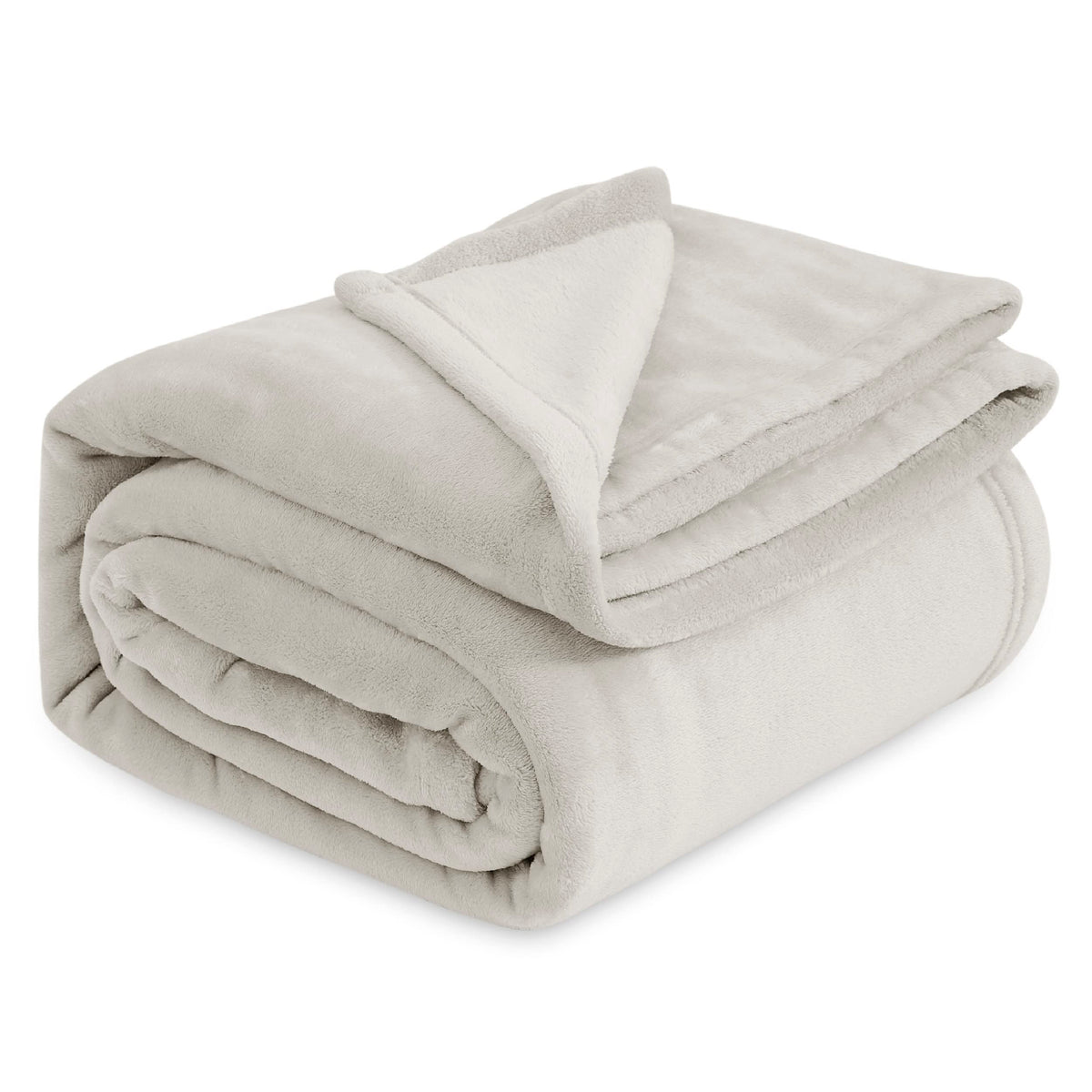 Bedsure Soft Fleece Throw Bed Blanket for Couch Grey - Lightweight Fuzzy Cozy Halloween Decorations Blankets and Throws for Sofa, Couch, Travel, Camping, 50x60 inches