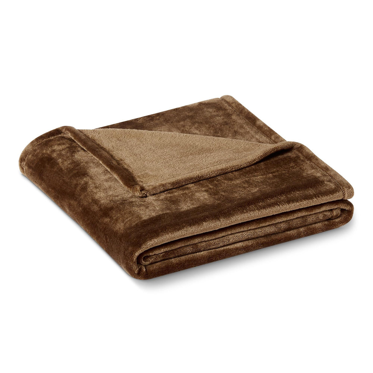 Amazon Basics Soft Fleece Throw Blanket,Cozy, Feels Comfortable on Skin, Fade-Resistant, Warm for Couch & Sofa, 50 x 60 Inches, Black