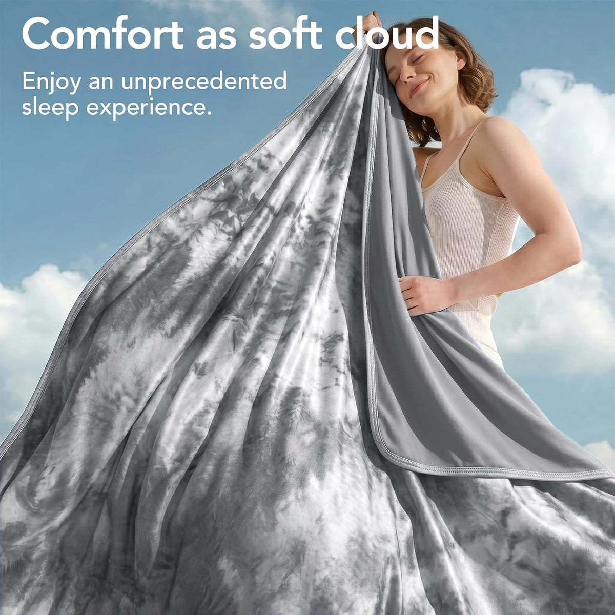 Topcee Cooling Blanket Throw 50"x70" for Hot Sleepers