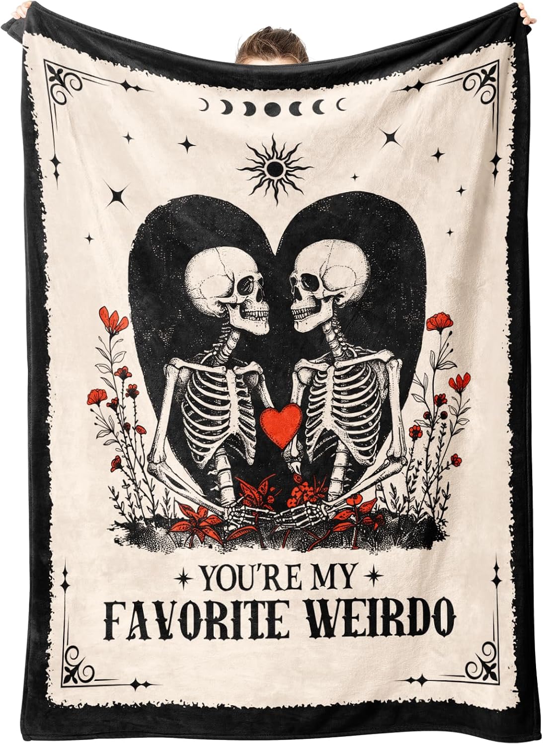 Gifts for Him Her, Anniversary Halloween Blanket for Women Men 60"X50"