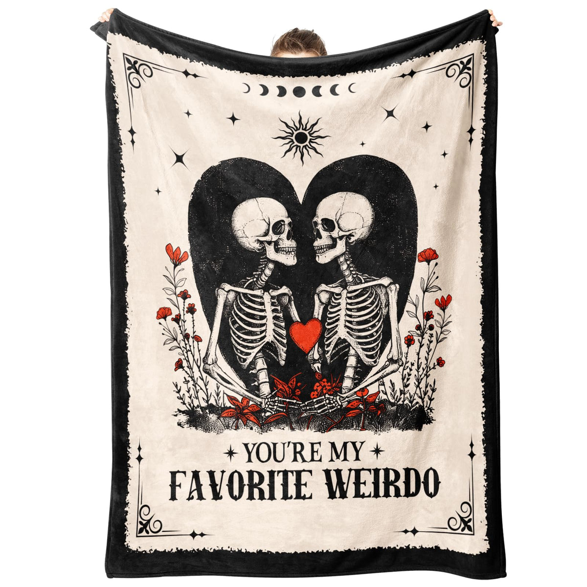 Gifts for Him Her, Anniversary Halloween Blanket for Women Men 60"X50"