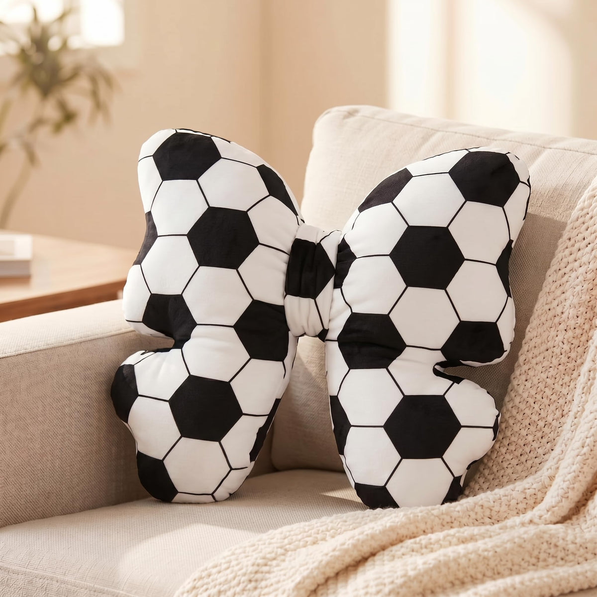 Qunclay Cute Volleyball Plush Pillow Volleyball Gift for Girls