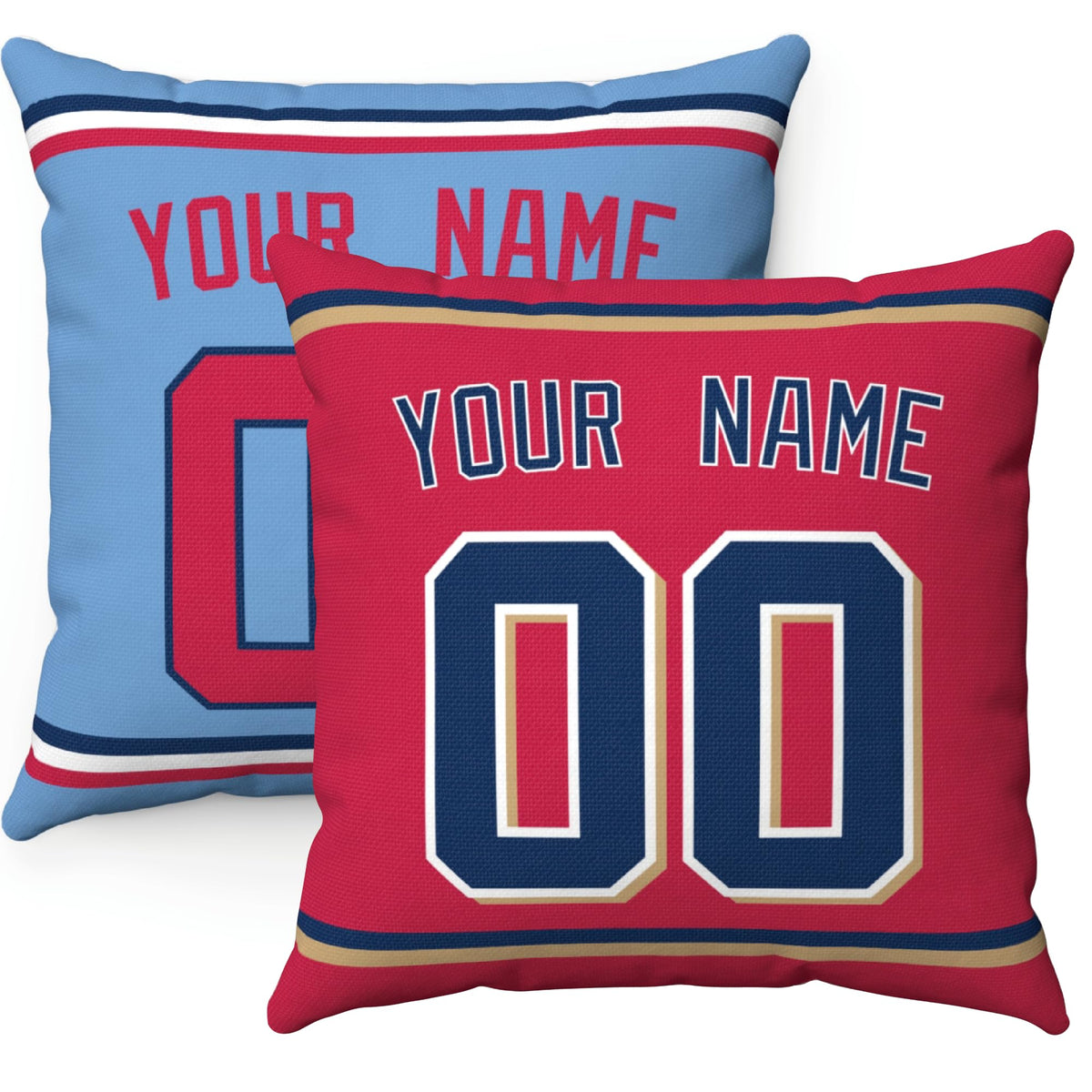 ANTKING New York Y Throw Pillow Personalized Any Name and Number Custom Gift for Men Women Boys