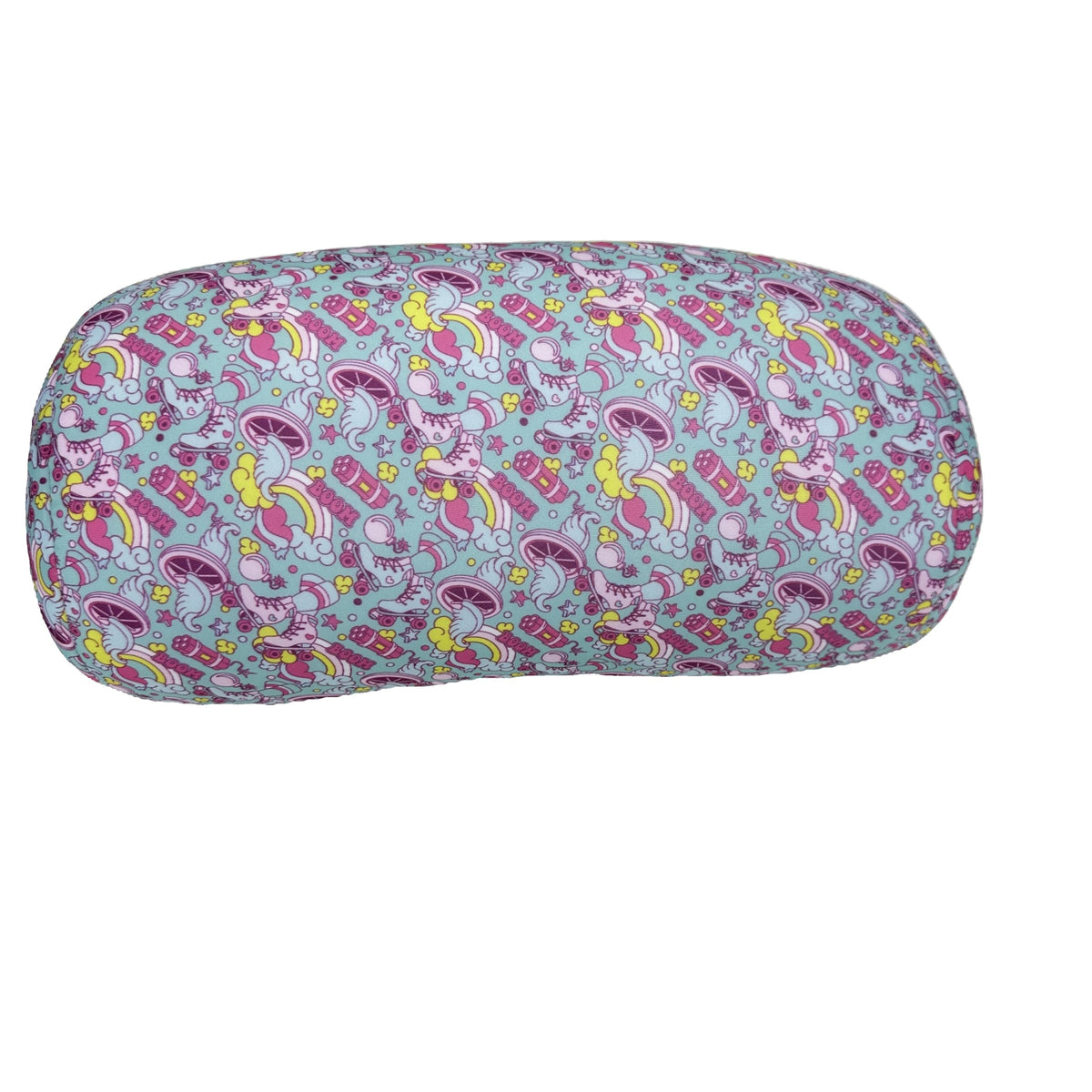 Bookishbunny Microbead Cylinder Bolster Roll Pillow 13" x 7" (PastelFlowers)