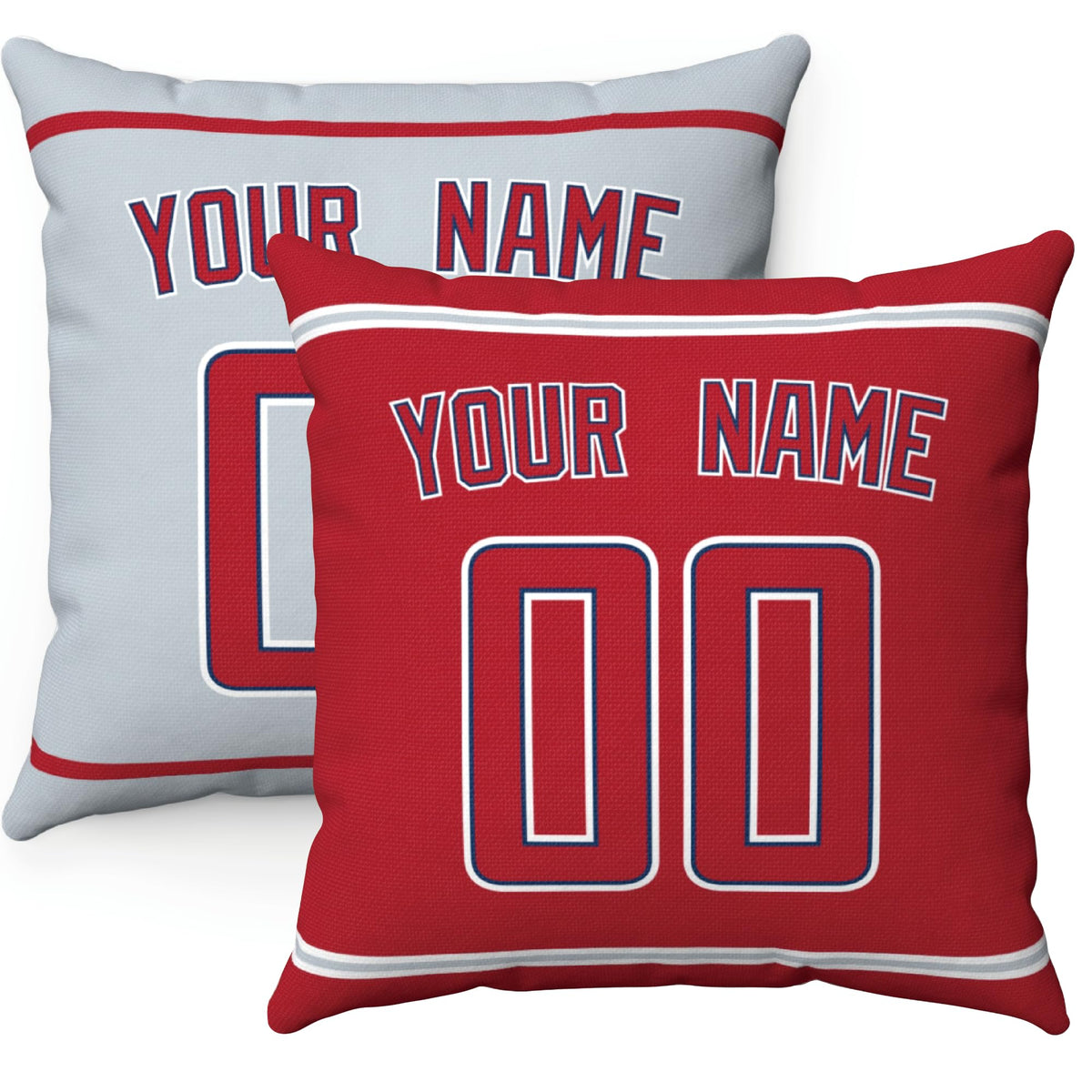 ANTKING New York Y Throw Pillow Personalized Any Name and Number Custom Gift for Men Women Boys