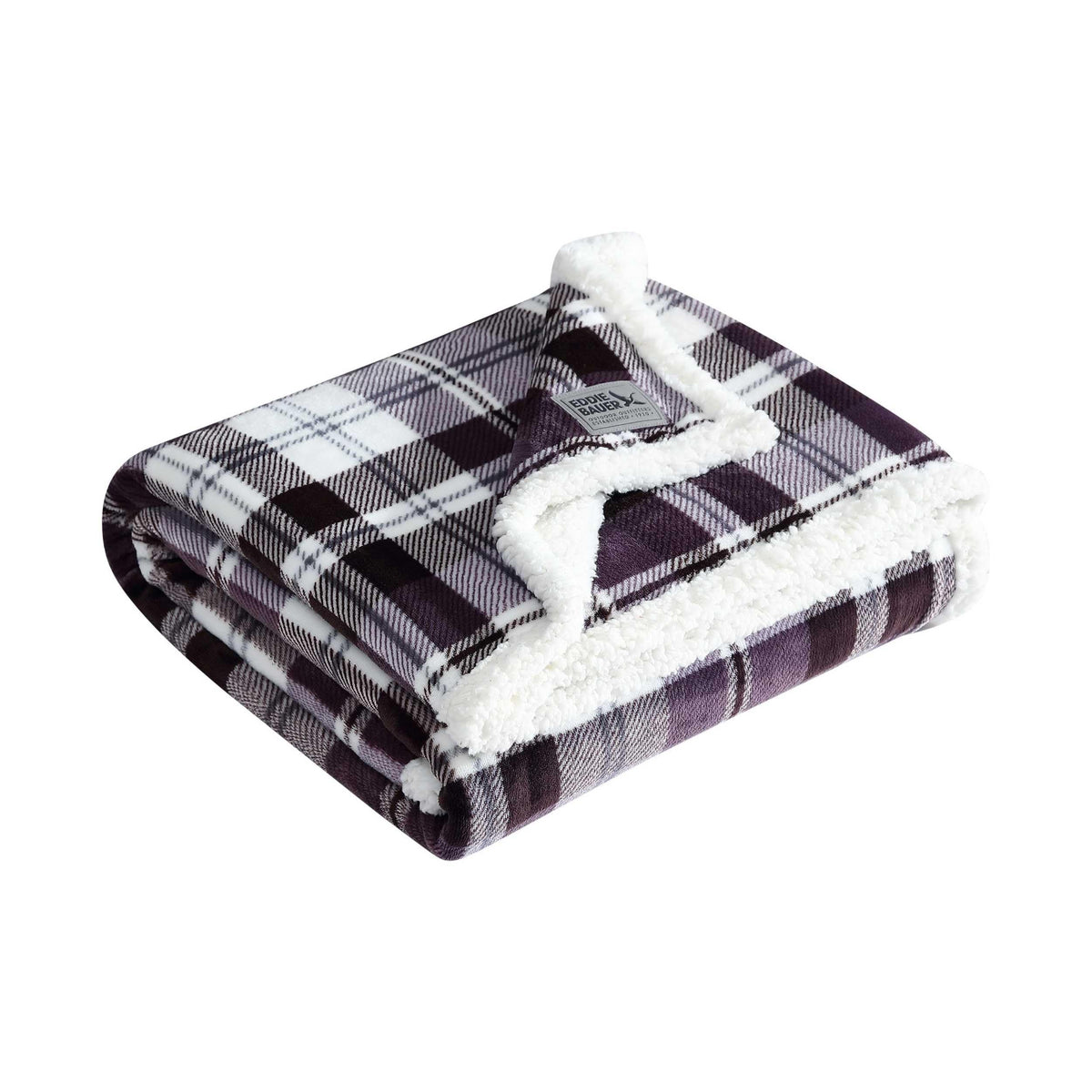 Eddie Bauer - Embossed Plush Throw Blanket for Couch or Bed, 50 x 60