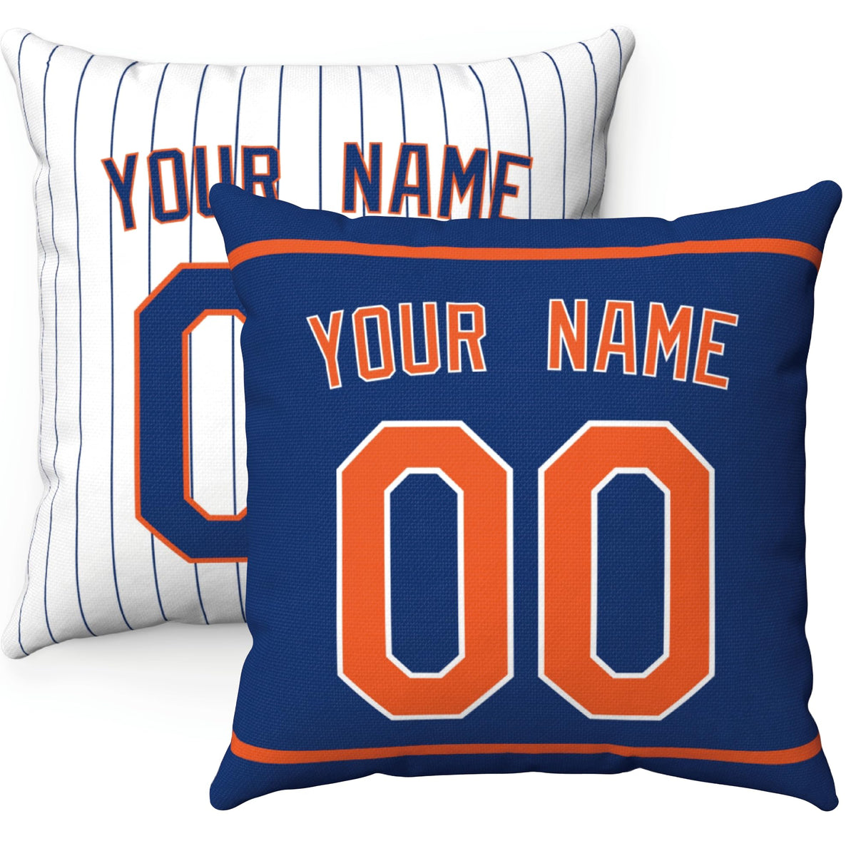 ANTKING New York Y Throw Pillow Personalized Any Name and Number Custom Gift for Men Women Boys
