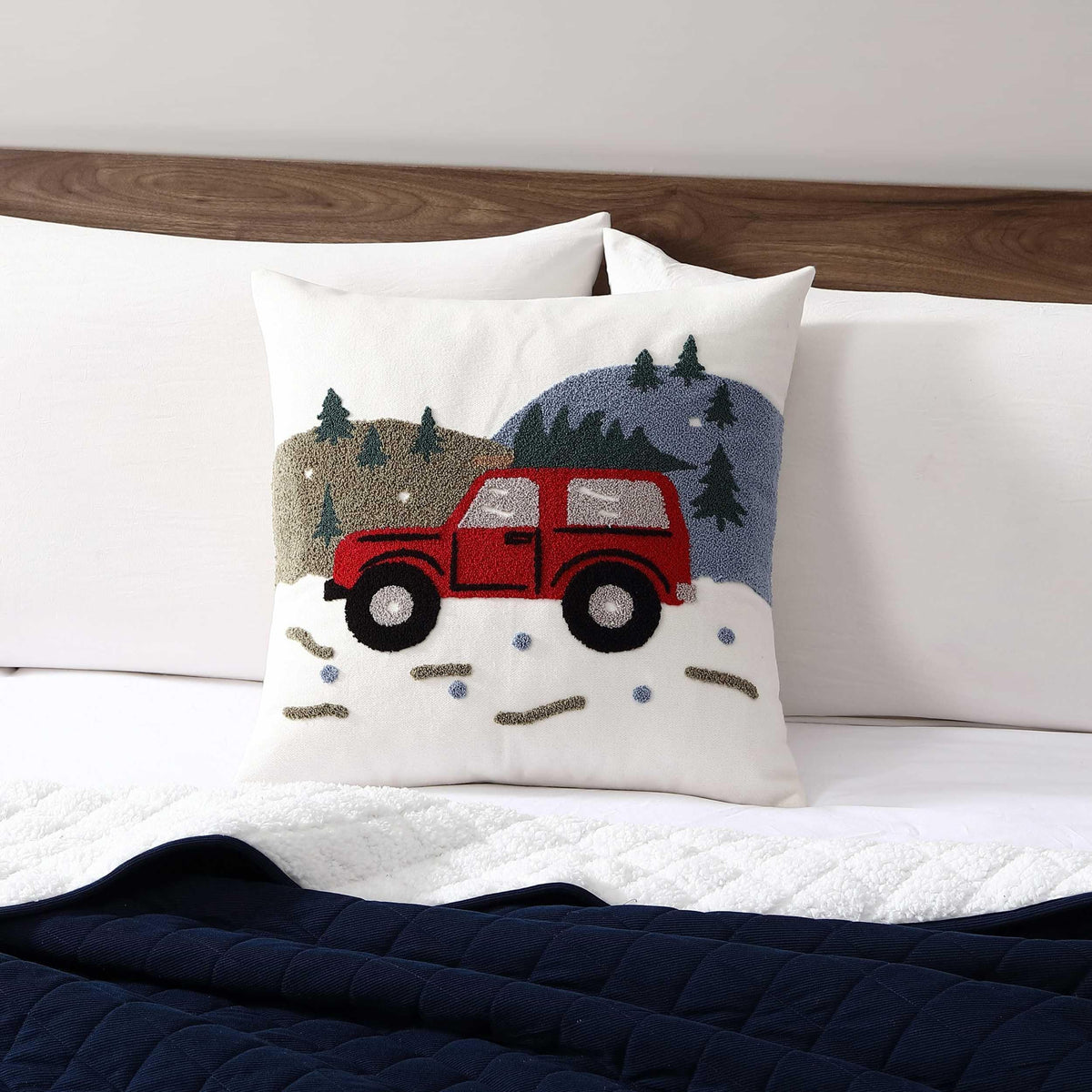 Eddie Bauer - Decorative Lumbar Throw Pillow with Zipper, 16 x 20