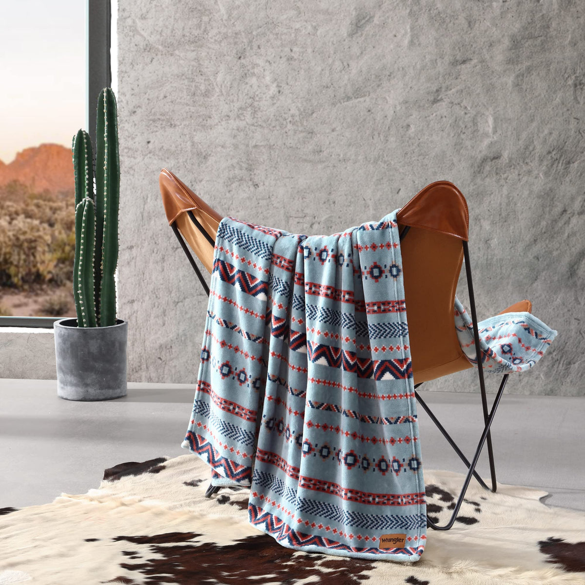 Wrangler - Soft Throw Blanket for Bed or Couch, 50 x 60