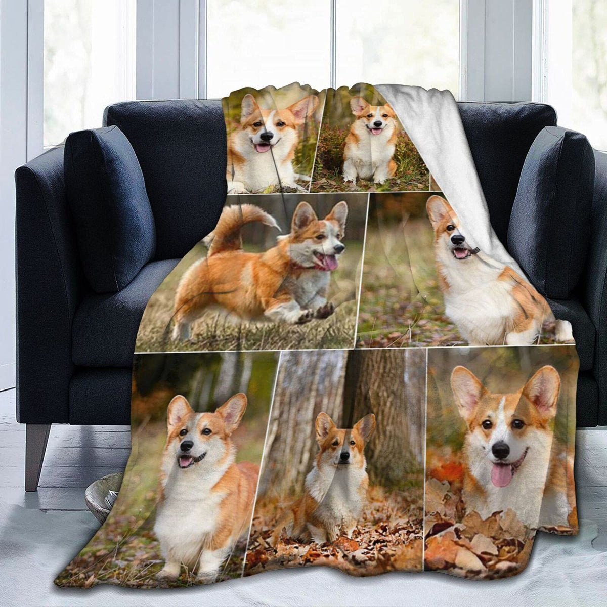 QETXVI Custom Blanket with Photos, USA Made 40"x 50"