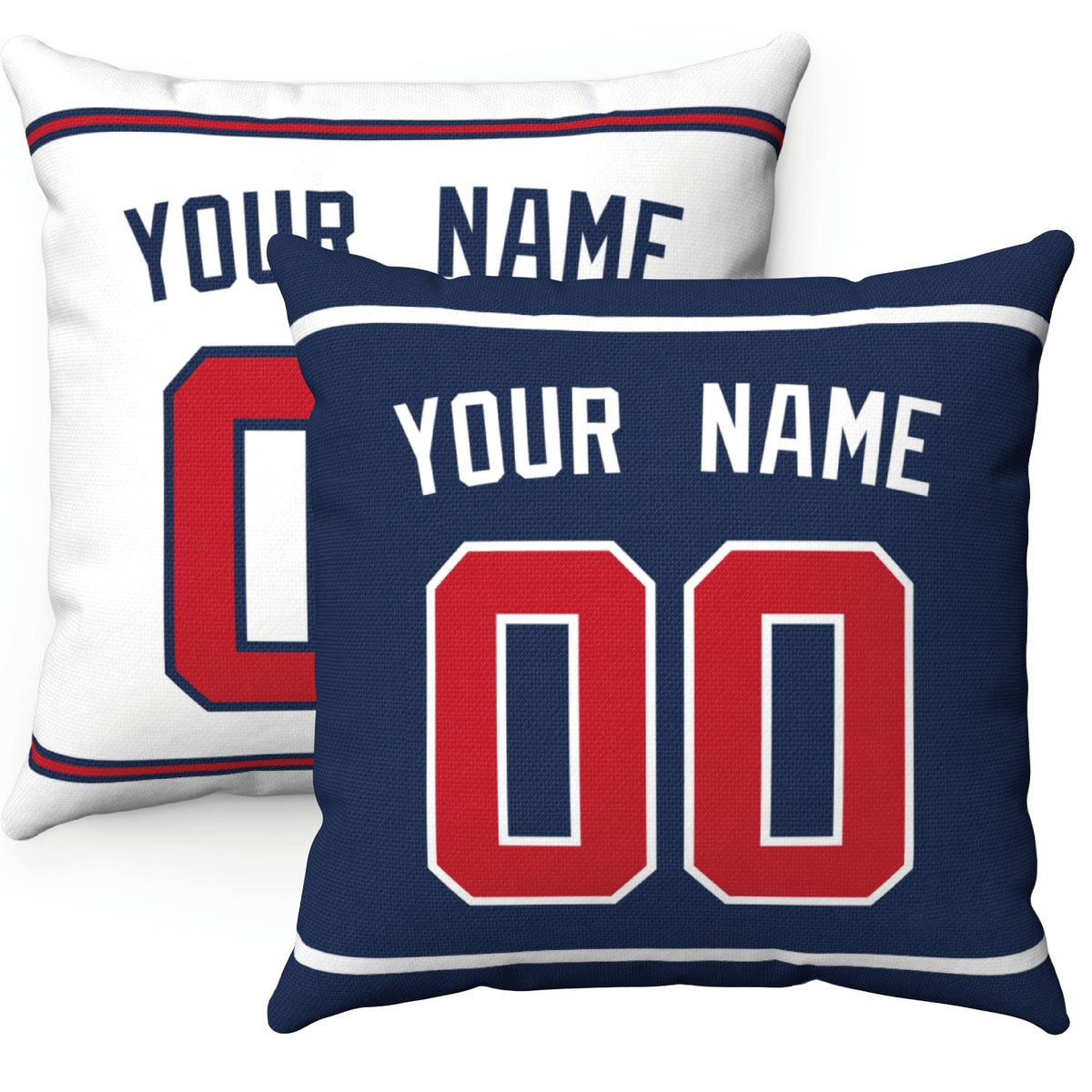 ANTKING New York Y Throw Pillow Personalized Any Name and Number Custom Gift for Men Women Boys