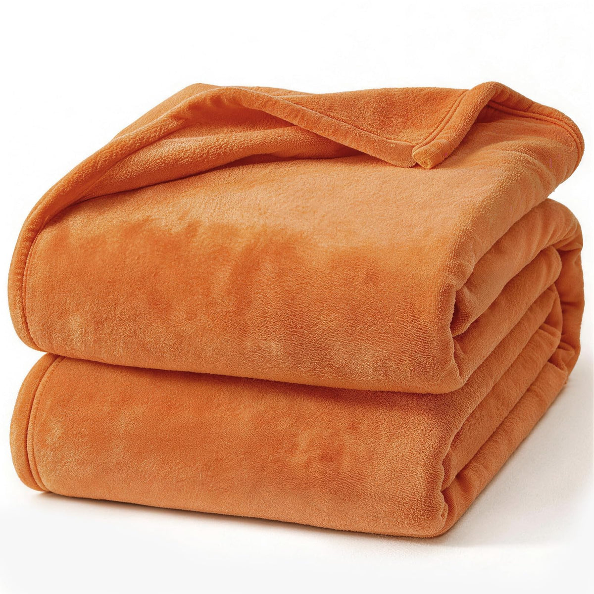 Hansleep Queen Grey Fleece Blanket, Soft Flannel Bed Blanket