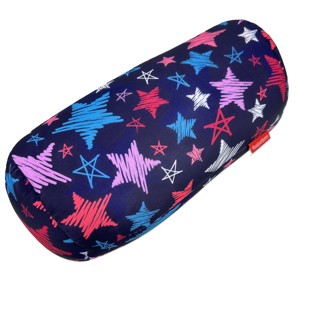 Bookishbunny Microbead Cylinder Bolster Roll Pillow 13" x 7" (PastelFlowers)