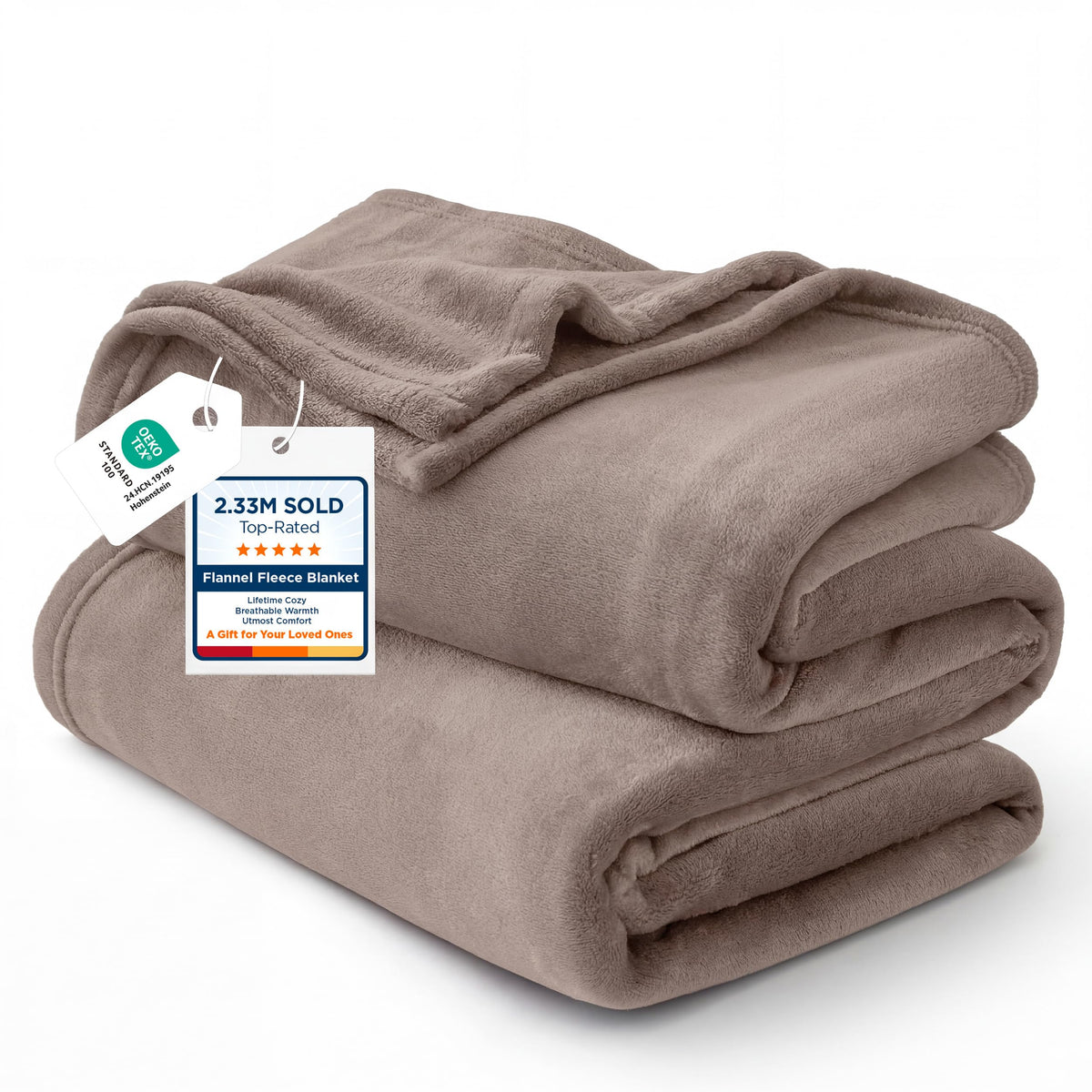 Bedsure Soft Fleece Throw Bed Blanket for Couch Grey - Lightweight Fuzzy Cozy Halloween Decorations Blankets and Throws for Sofa, Couch, Travel, Camping, 50x60 inches