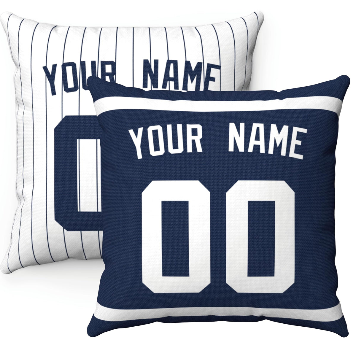 ANTKING New York Y Throw Pillow Personalized Any Name and Number Custom Gift for Men Women Boys