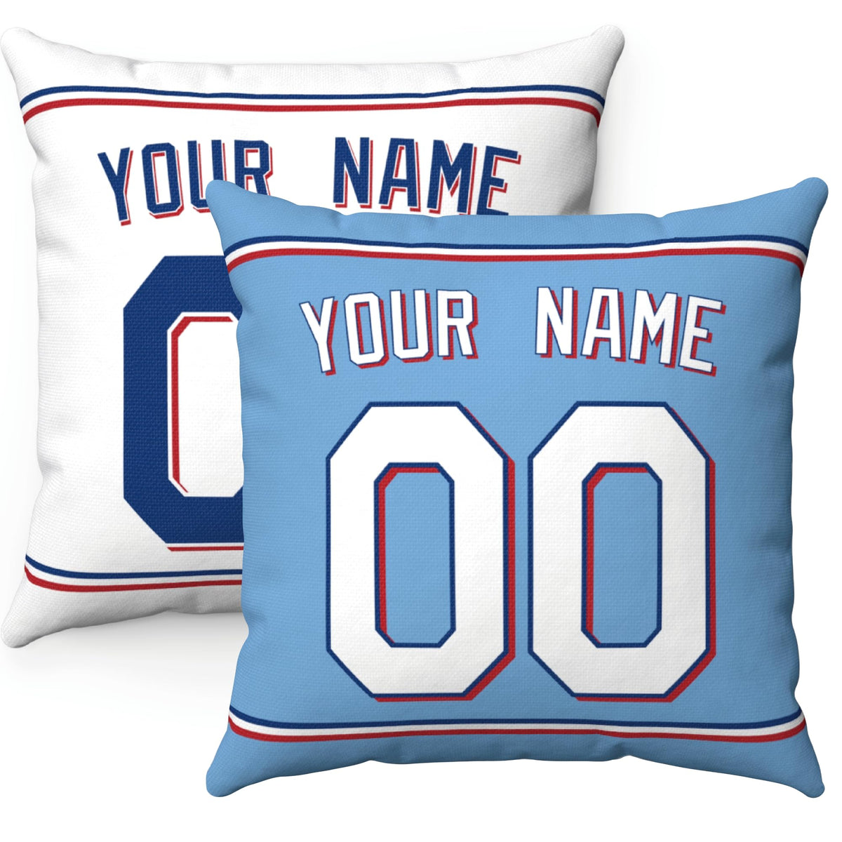 ANTKING New York Y Throw Pillow Personalized Any Name and Number Custom Gift for Men Women Boys