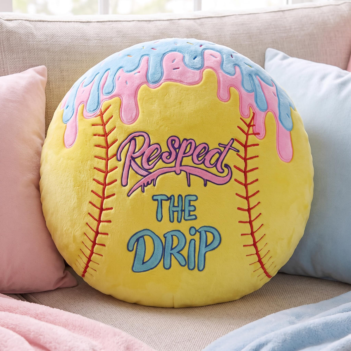 Qunclay Cute Volleyball Plush Pillow Volleyball Gift for Girls