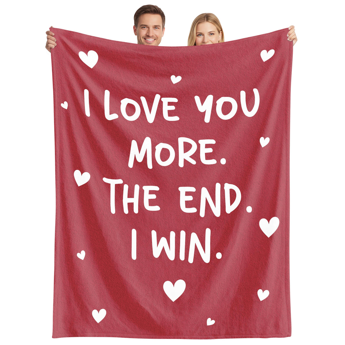 WRAPIX Anniversary Couple Gifts for Women Men - Soft Throw Blanket 50x60 in