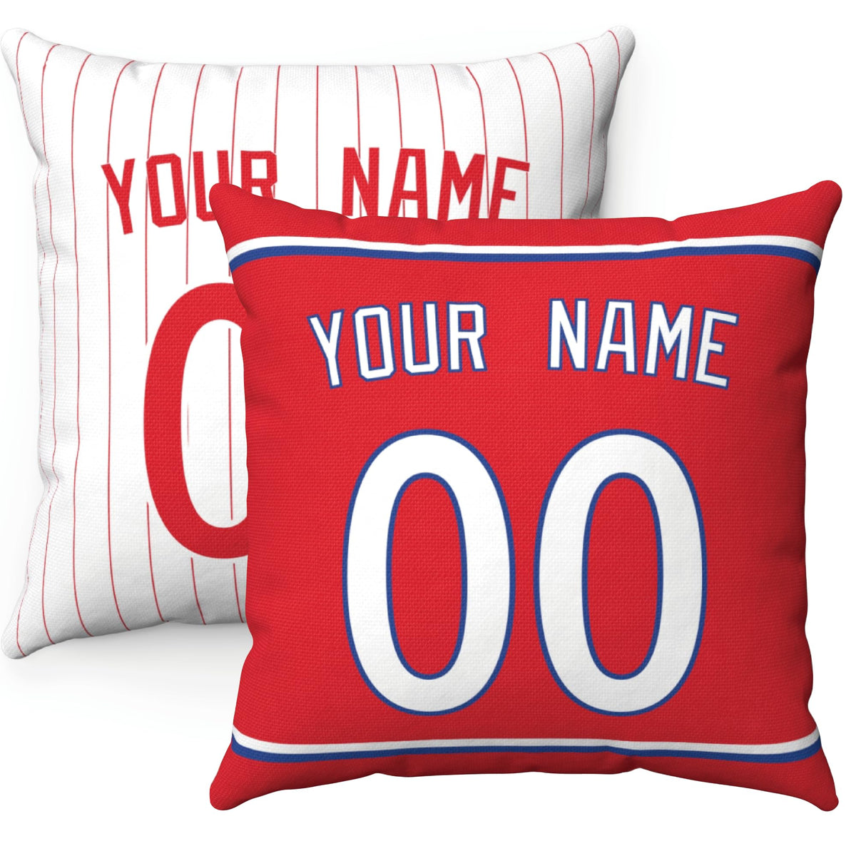 ANTKING New York Y Throw Pillow Personalized Any Name and Number Custom Gift for Men Women Boys