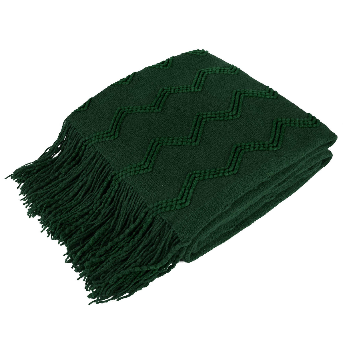 PAVILIA Tan Taupe Knit Throw Blanket, Soft Knitted Farmhouse, 50x60