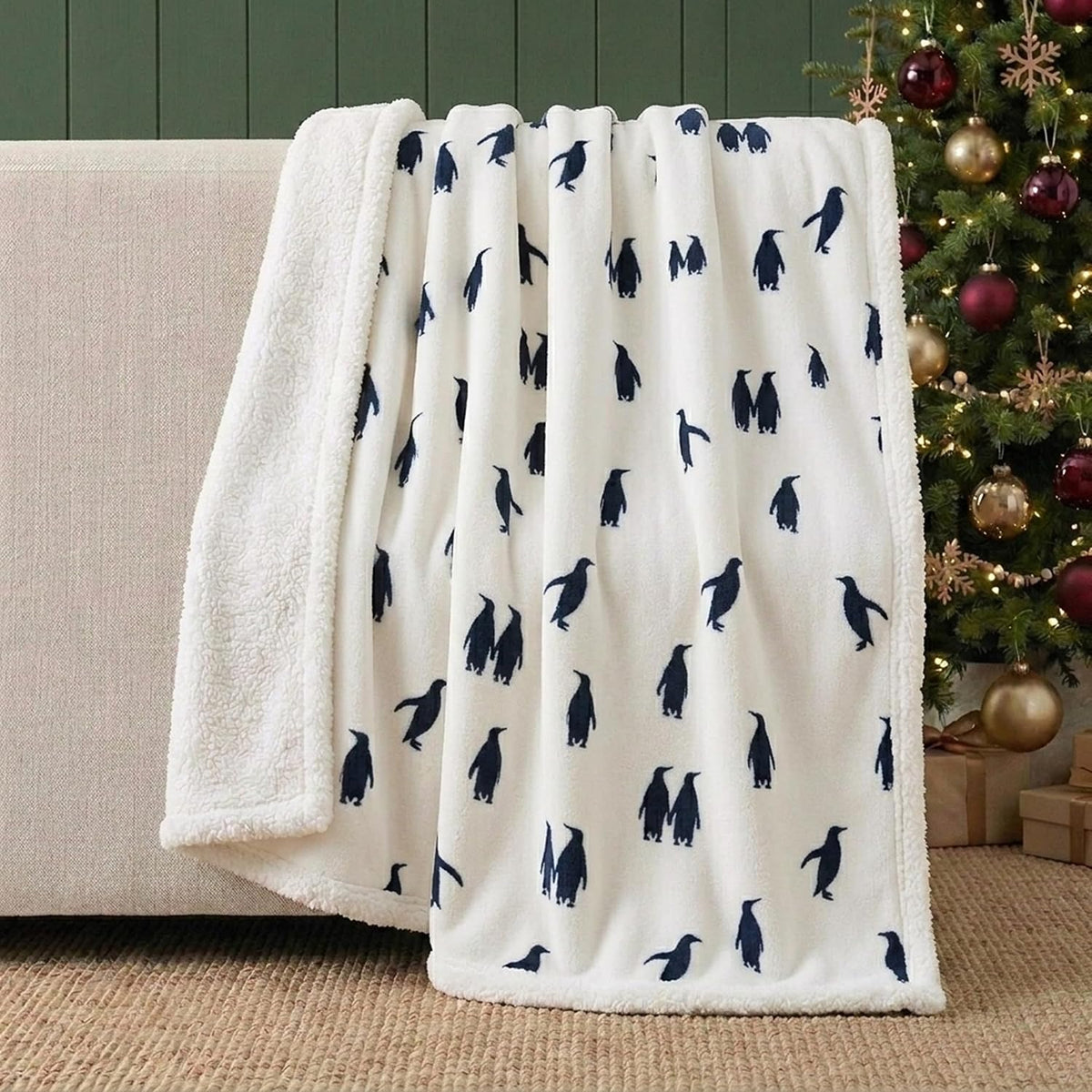 Eddie Bauer - Embossed Plush Throw Blanket for Couch or Bed, 50 x 60