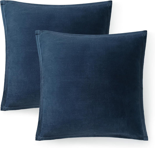 UGG Coco 2-Pack Fleece Decorative Throw Pillows, Dark Blue (Eve Blue)