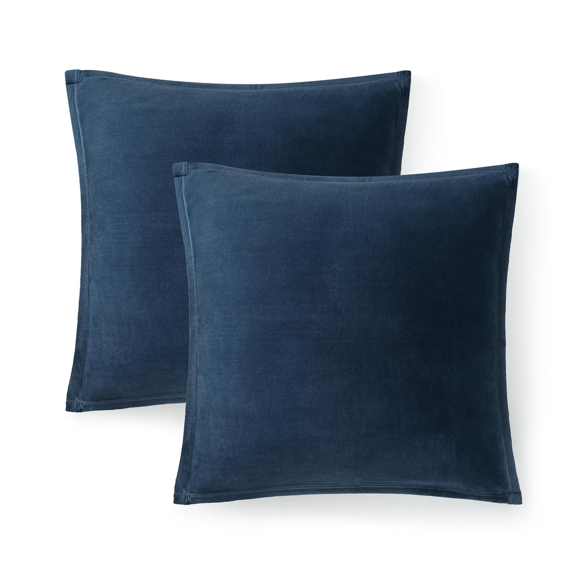 UGG Coco 2-Pack Fleece Decorative Throw Pillows, Dark Blue (Eve Blue)