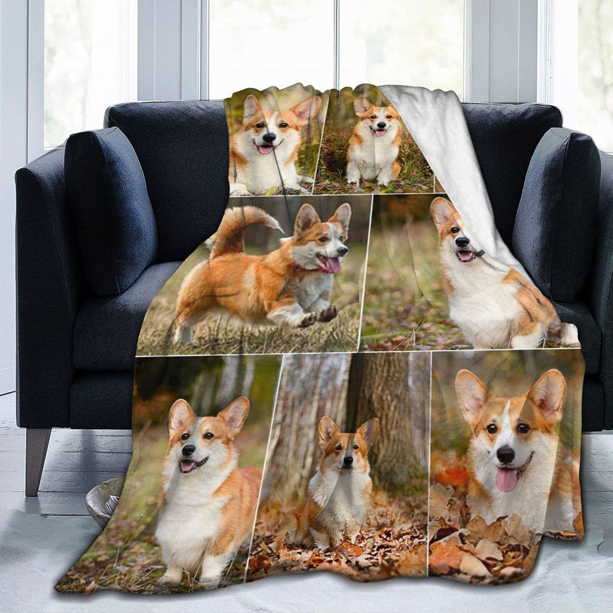 QETXVI Custom Blanket with Photos, USA Made 40"x 50"