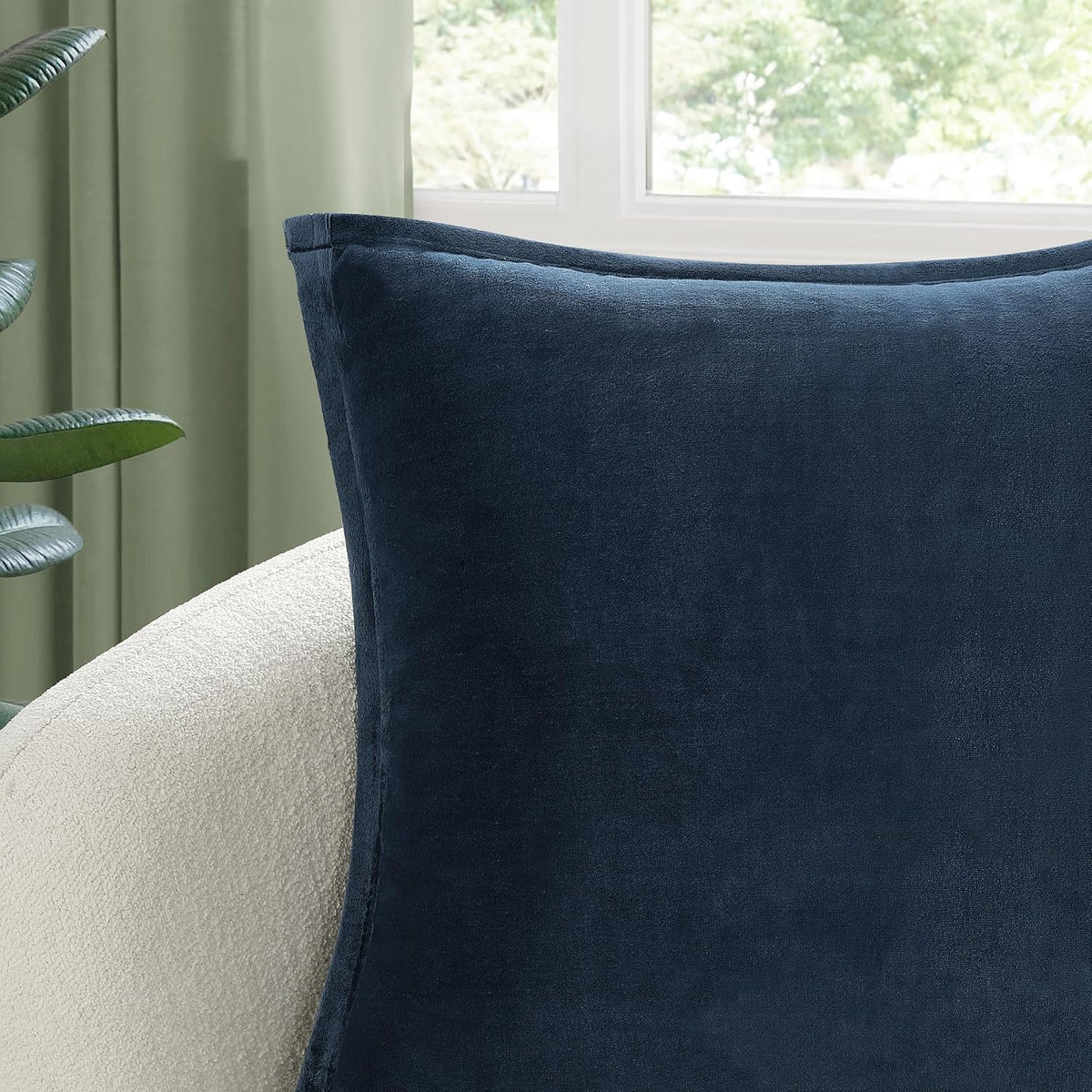 UGG Coco 2-Pack Fleece Decorative Throw Pillows, Dark Blue (Eve Blue)